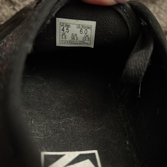 Vans Authentic Rainbow Glitter Low Top Sneakers Size US MENS 4.5 WOMENS 6.0 - Picture 6 of 6